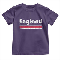 Vintage England Retro Distressed Graphic Toddler T Shirt Patriotic English Heritage Pride Souvenir