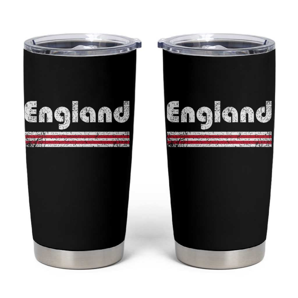 Vintage England Retro Distressed Graphic Tumbler Cup Patriotic English Heritage Pride Souvenir