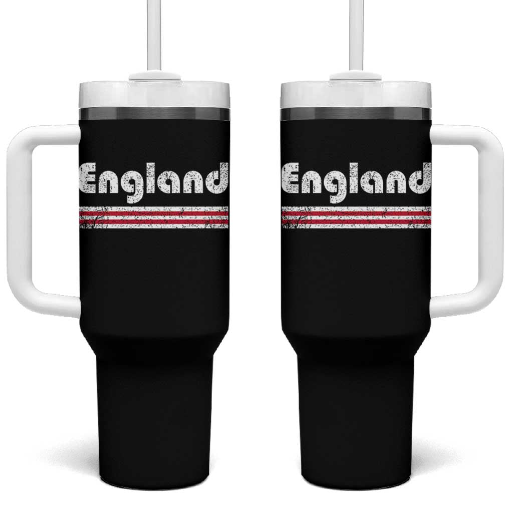 Vintage England Retro Distressed Graphic Tumbler With Handle Patriotic English Heritage Pride Souvenir