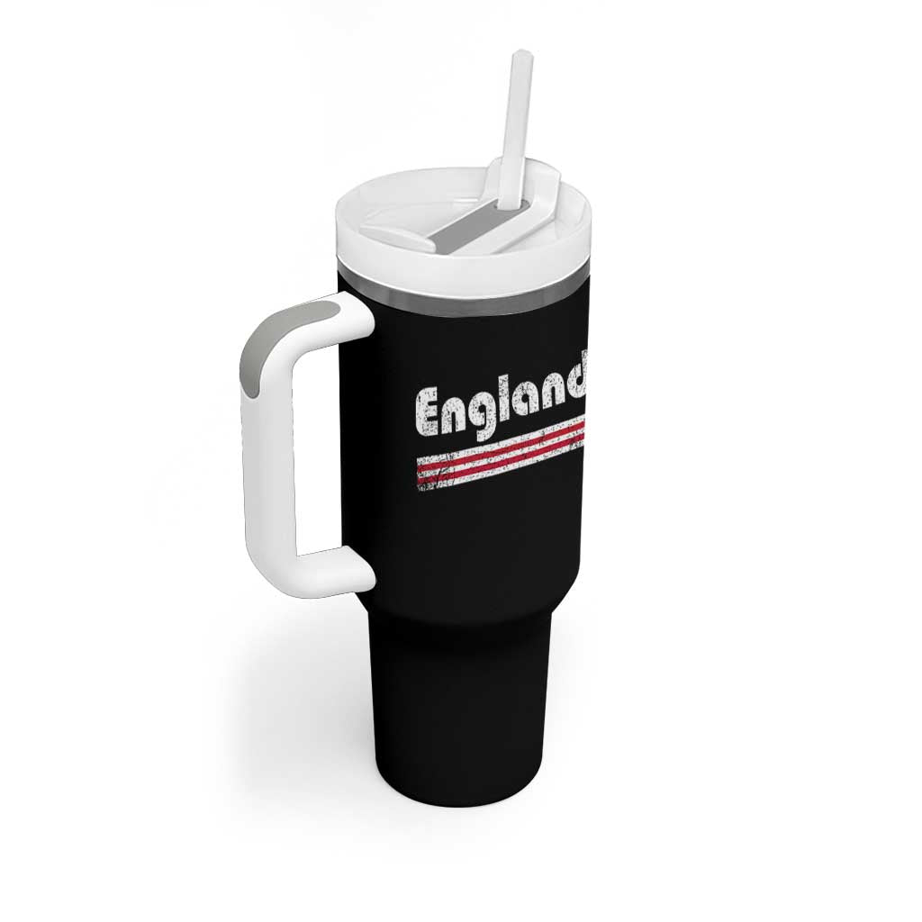 Vintage England Retro Distressed Graphic Tumbler With Handle Patriotic English Heritage Pride Souvenir