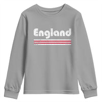 Vintage England Retro Distressed Graphic Youth Sweatshirt Patriotic English Heritage Pride Souvenir