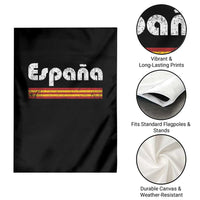 Vintage Espana Espanol Retro Distressed Graphic Garden Flag Patriotic Spanish Spain Flag Heritage Pride Souvenir