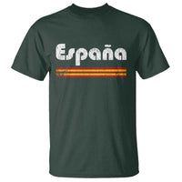Vintage Espana Espanol Retro Distressed Graphic T Shirt Patriotic Spanish Spain Flag Heritage Pride Souvenir