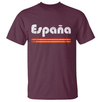 Vintage Espana Espanol Retro Distressed Graphic T Shirt Patriotic Spanish Spain Flag Heritage Pride Souvenir