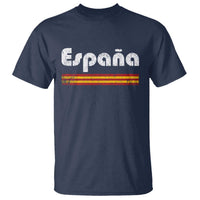 Vintage Espana Espanol Retro Distressed Graphic T Shirt Patriotic Spanish Spain Flag Heritage Pride Souvenir