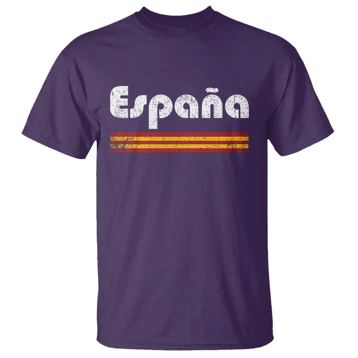 Vintage Espana Espanol Retro Distressed Graphic T Shirt Patriotic Spanish Spain Flag Heritage Pride Souvenir