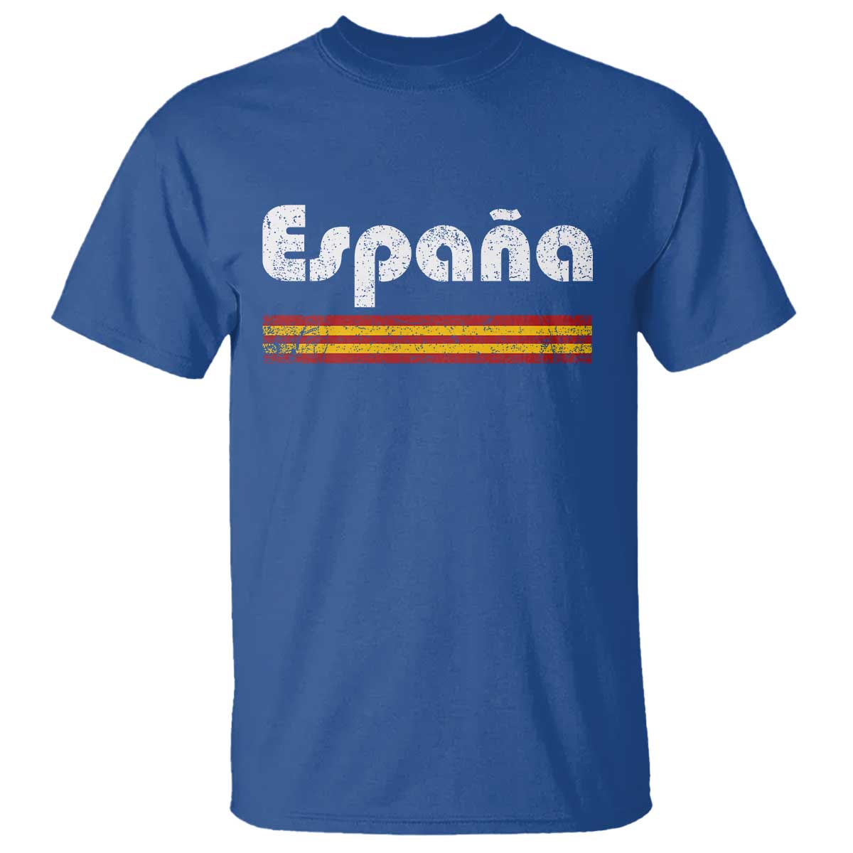 Vintage Espana Espanol Retro Distressed Graphic T Shirt Patriotic Spanish Spain Flag Heritage Pride Souvenir