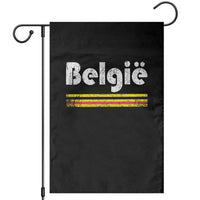 Retro Belgie Belgium Flag Distressed Graphic in Dutch Garden Flag Proud Belgian Heritage and Country Roots Pride Gift