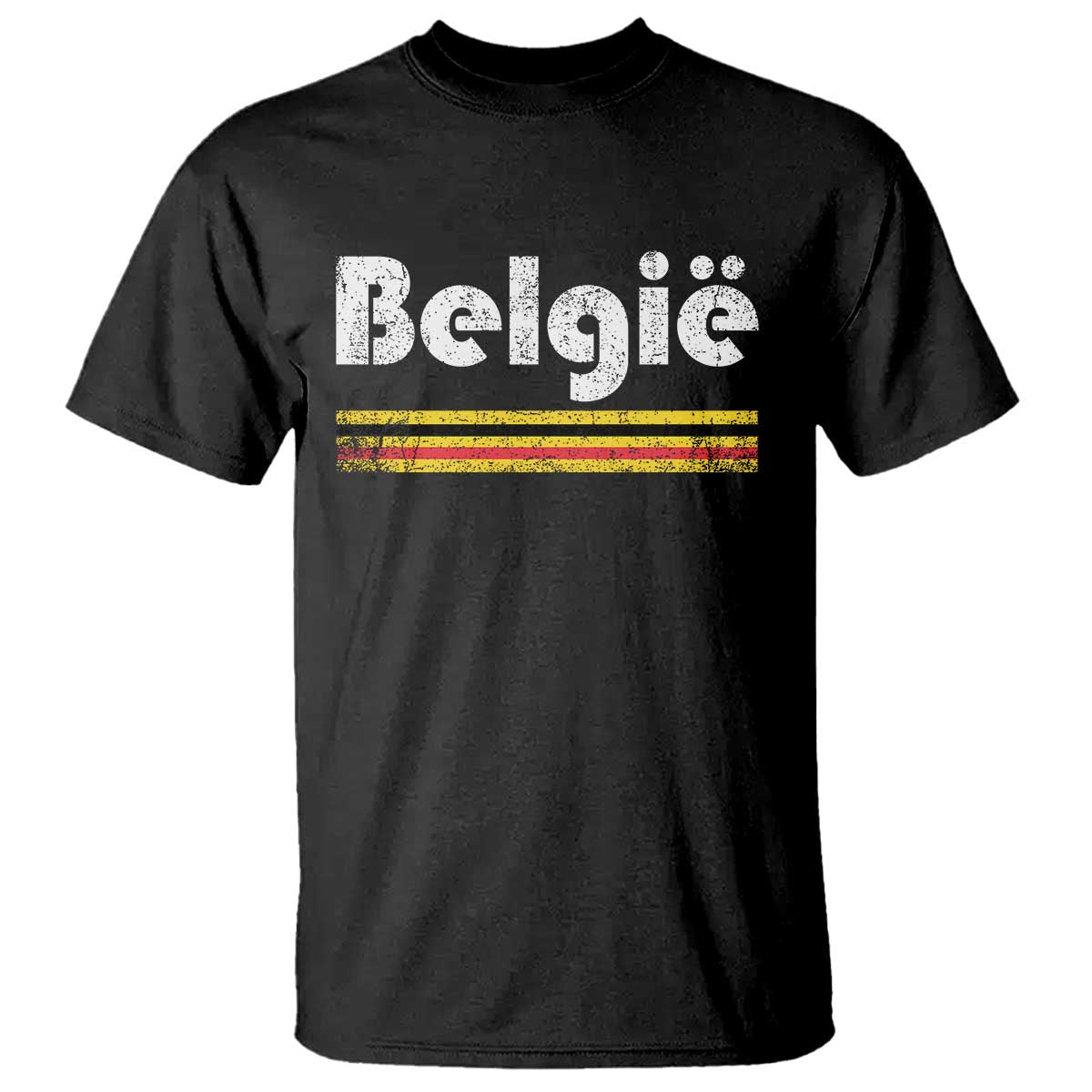 Retro Belgie Belgium Flag Distressed Graphic in Dutch T Shirt Proud Belgian Heritage and Country Roots Pride Gift