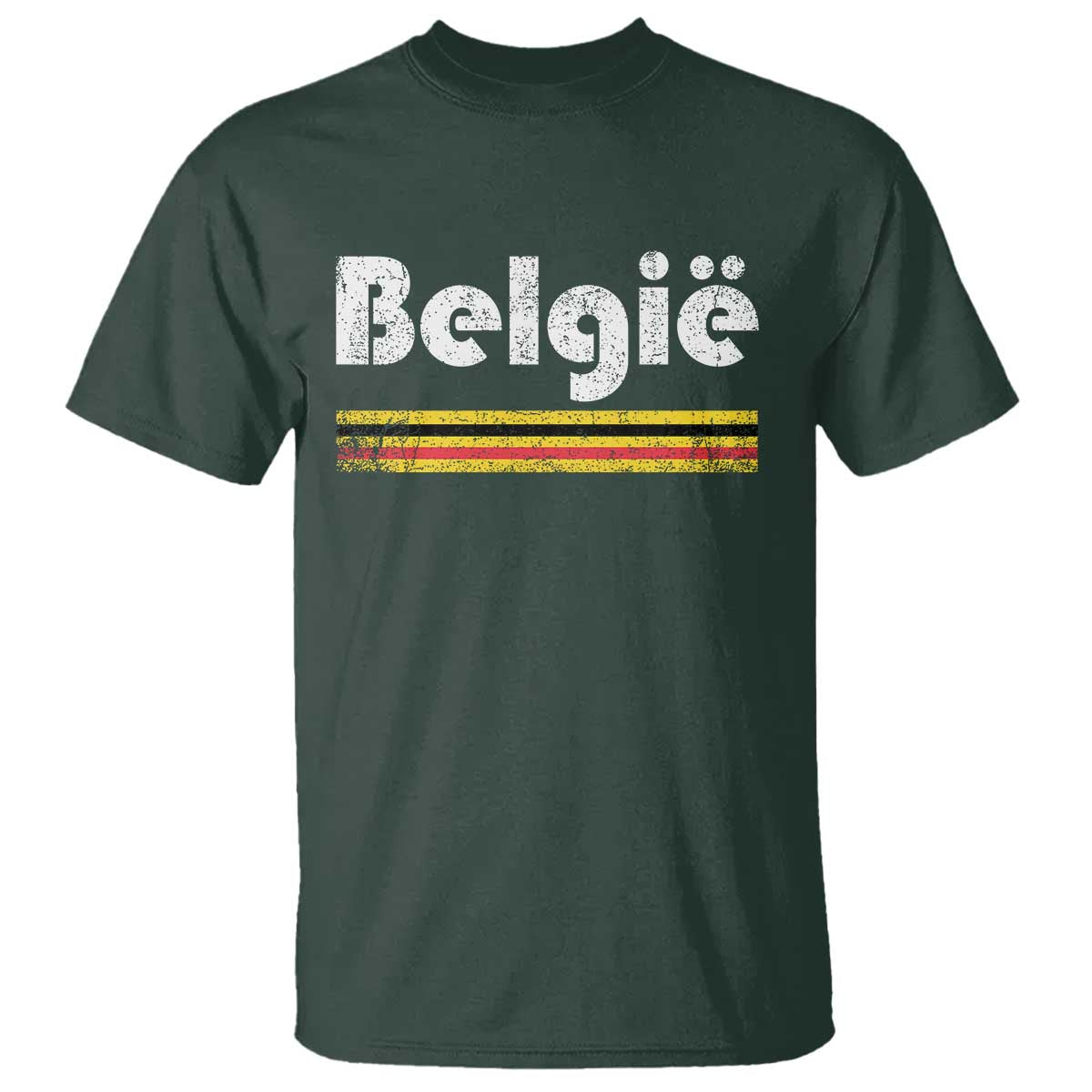 Retro Belgie Belgium Flag Distressed Graphic in Dutch T Shirt Proud Belgian Heritage and Country Roots Pride Gift