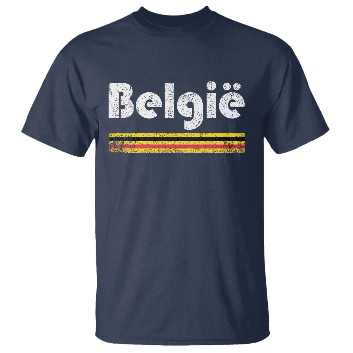 Retro Belgie Belgium Flag Distressed Graphic in Dutch T Shirt Proud Belgian Heritage and Country Roots Pride Gift