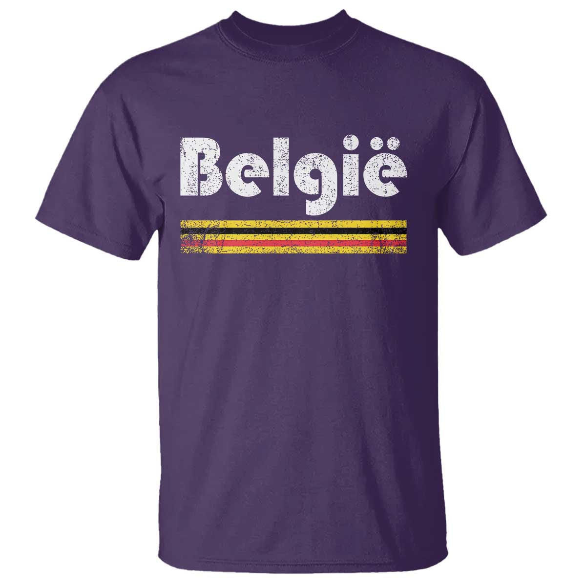 Retro Belgie Belgium Flag Distressed Graphic in Dutch T Shirt Proud Belgian Heritage and Country Roots Pride Gift
