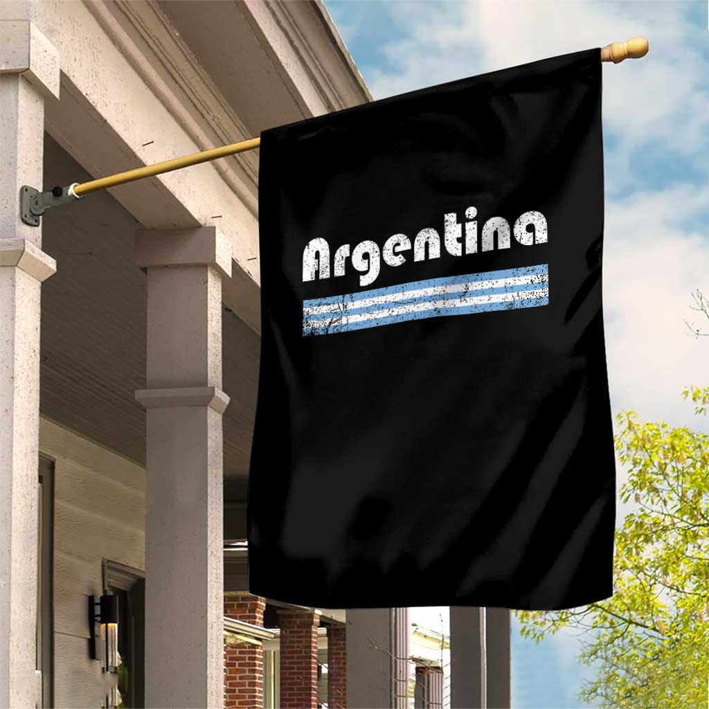 Vintage Argentina Retro Distressed Graphic Garden Flag Patriotic Argentine Heritage Pride Souvenir