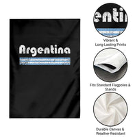 Vintage Argentina Retro Distressed Graphic Garden Flag Patriotic Argentine Heritage Pride Souvenir