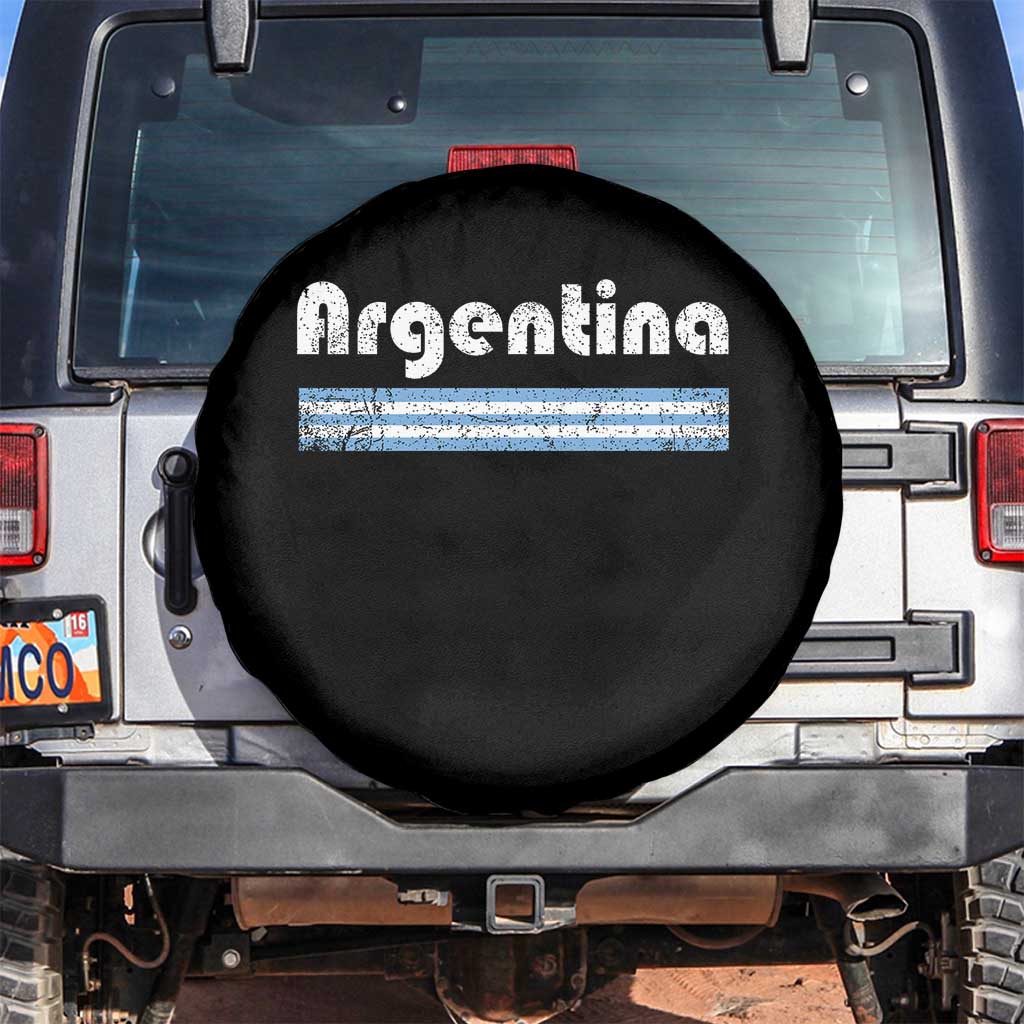 Vintage Argentina Retro Distressed Graphic Spare Tire Cover Patriotic Argentine Heritage Pride Souvenir