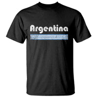 Vintage Argentina Retro Distressed Graphic T Shirt Patriotic Argentine Heritage Pride Souvenir