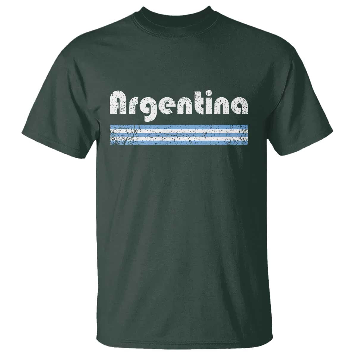 Vintage Argentina Retro Distressed Graphic T Shirt Patriotic Argentine Heritage Pride Souvenir