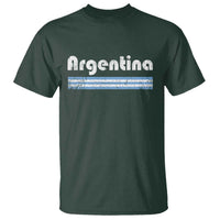 Vintage Argentina Retro Distressed Graphic T Shirt Patriotic Argentine Heritage Pride Souvenir