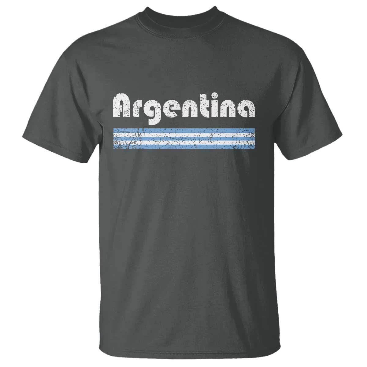 Vintage Argentina Retro Distressed Graphic T Shirt Patriotic Argentine Heritage Pride Souvenir