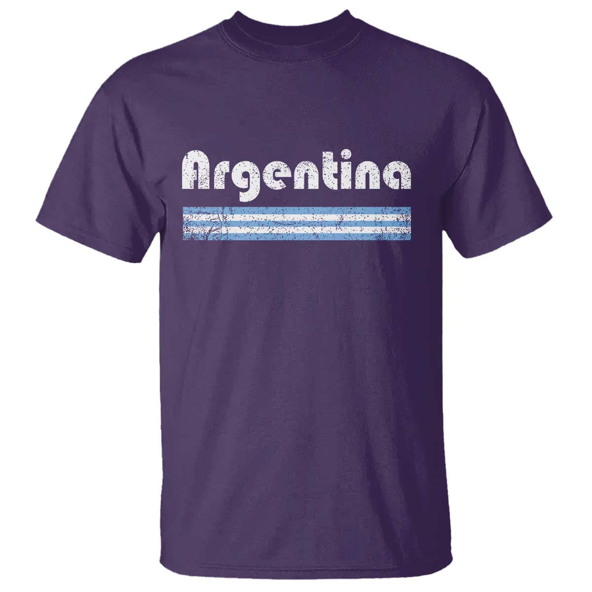 Vintage Argentina Retro Distressed Graphic T Shirt Patriotic Argentine Heritage Pride Souvenir