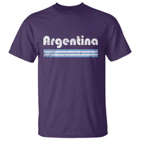 Vintage Argentina Retro Distressed Graphic T Shirt Patriotic Argentine Heritage Pride Souvenir