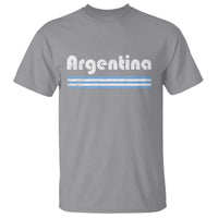 Vintage Argentina Retro Distressed Graphic T Shirt Patriotic Argentine Heritage Pride Souvenir