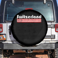 Vintage Switzerland Retro Distressed Graphic Spare Tire Cover Patriotic Swiss Heritage Pride Souvenir