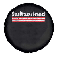 Vintage Switzerland Retro Distressed Graphic Spare Tire Cover Patriotic Swiss Heritage Pride Souvenir