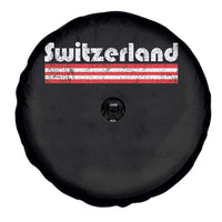 Vintage Switzerland Retro Distressed Graphic Spare Tire Cover Patriotic Swiss Heritage Pride Souvenir