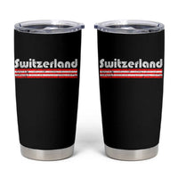 Vintage Switzerland Retro Distressed Graphic Tumbler Cup Patriotic Swiss Heritage Pride Souvenir