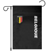 Belgique Belgium Flag Shield Minimalist Graphic Garden Flag French Belgian Pride and European Heritage Souvenir