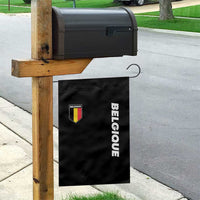 Belgique Belgium Flag Shield Minimalist Graphic Garden Flag French Belgian Pride and European Heritage Souvenir
