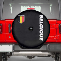 Belgique Belgium Flag Shield Minimalist Graphic Spare Tire Cover French Belgian Pride and European Heritage Souvenir