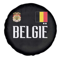 Royal Coat of Arms Belgie Crest Graphic Spare Tire Cover Traditional Belgium Belgian Flag and Lion Heritage Pride Gift