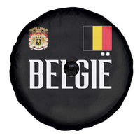 Royal Coat of Arms Belgie Crest Graphic Spare Tire Cover Traditional Belgium Belgian Flag and Lion Heritage Pride Gift