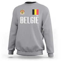 Royal Coat of Arms Belgie Crest Graphic Sweatshirt Traditional Belgium Belgian Flag and Lion Heritage Pride Gift