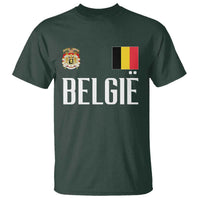 Royal Coat of Arms Belgie Crest Graphic T Shirt Traditional Belgium Belgian Flag and Lion Heritage Pride Gift