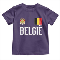 Royal Coat of Arms Belgie Crest Graphic Toddler T Shirt Traditional Belgium Belgian Flag and Lion Heritage Pride Gift