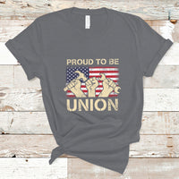 Labor Day T Shirt Proud To Be Union Skilled Labor Worker Labor Day Labor Union - Wonder Print Shop