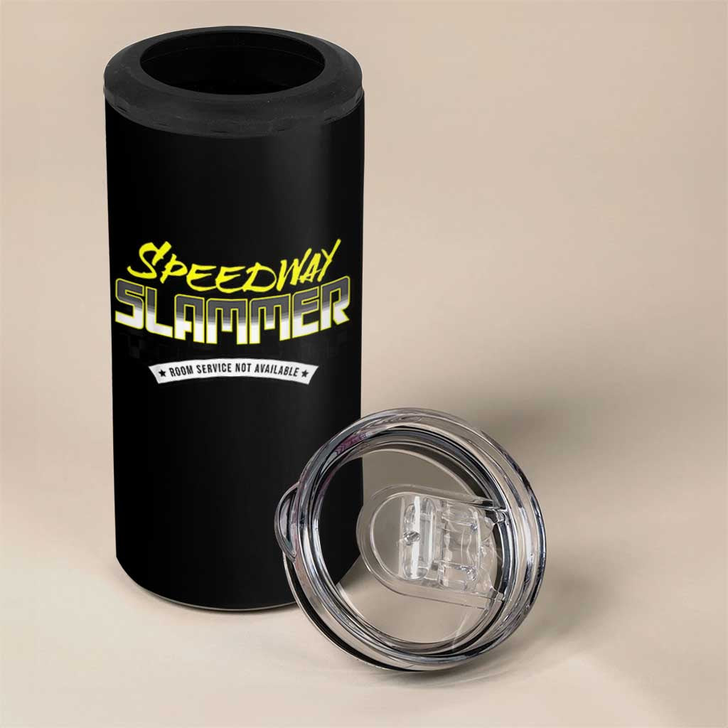 Speedway Slammer Indiana 2025 4 in 1 Can Cooler Tumbler - Wonder Print Shop