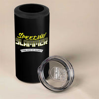 Speedway Slammer Indiana 2025 4 in 1 Can Cooler Tumbler - Wonder Print Shop
