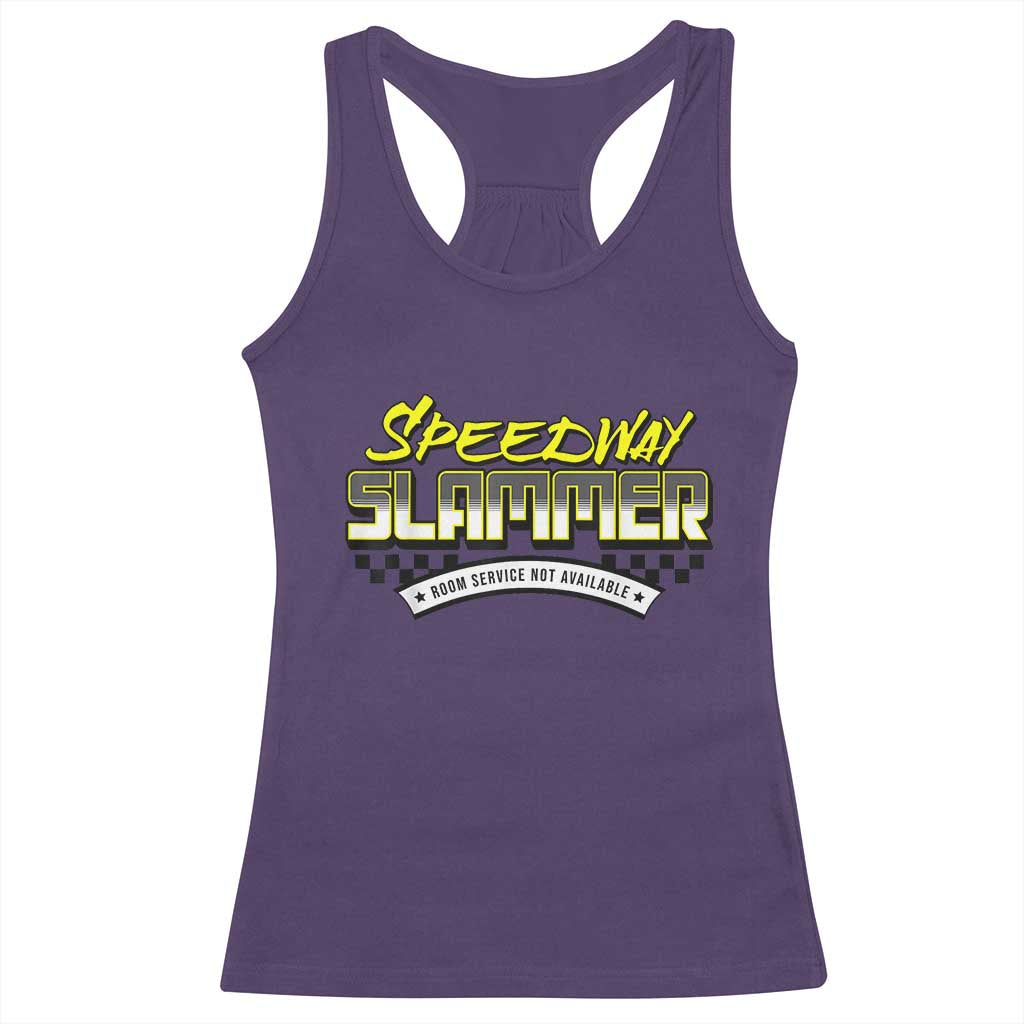Speedway Slammer Indiana 2025 Racerback Tank Top - Wonder Print Shop