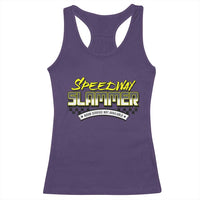 Speedway Slammer Indiana 2025 Racerback Tank Top - Wonder Print Shop