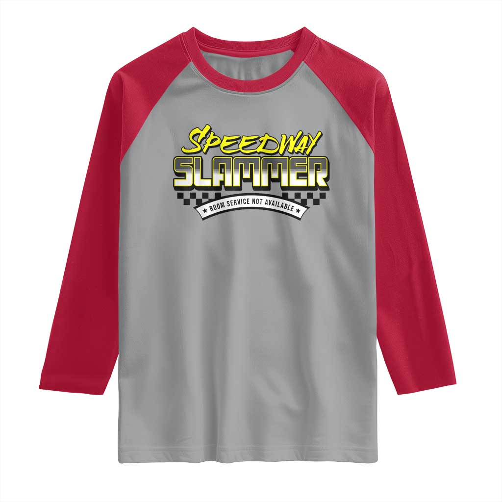 Speedway Slammer Indiana 2025 Raglan Shirt - Wonder Print Shop