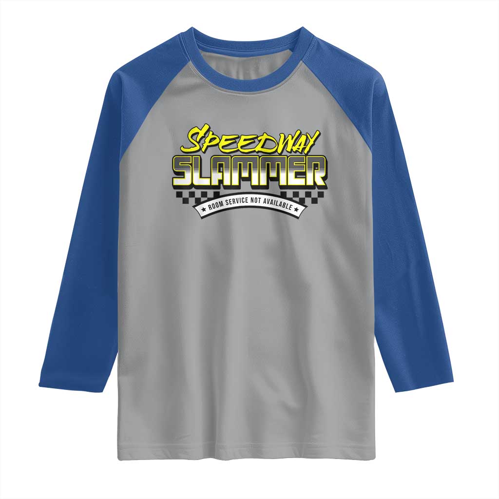 Speedway Slammer Indiana 2025 Raglan Shirt - Wonder Print Shop