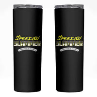 Speedway Slammer Indiana 2025 Skinny Tumbler - Wonder Print Shop