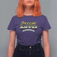 Speedway Slammer Indiana 2025 T Shirt For Women - Wonder Print Shop