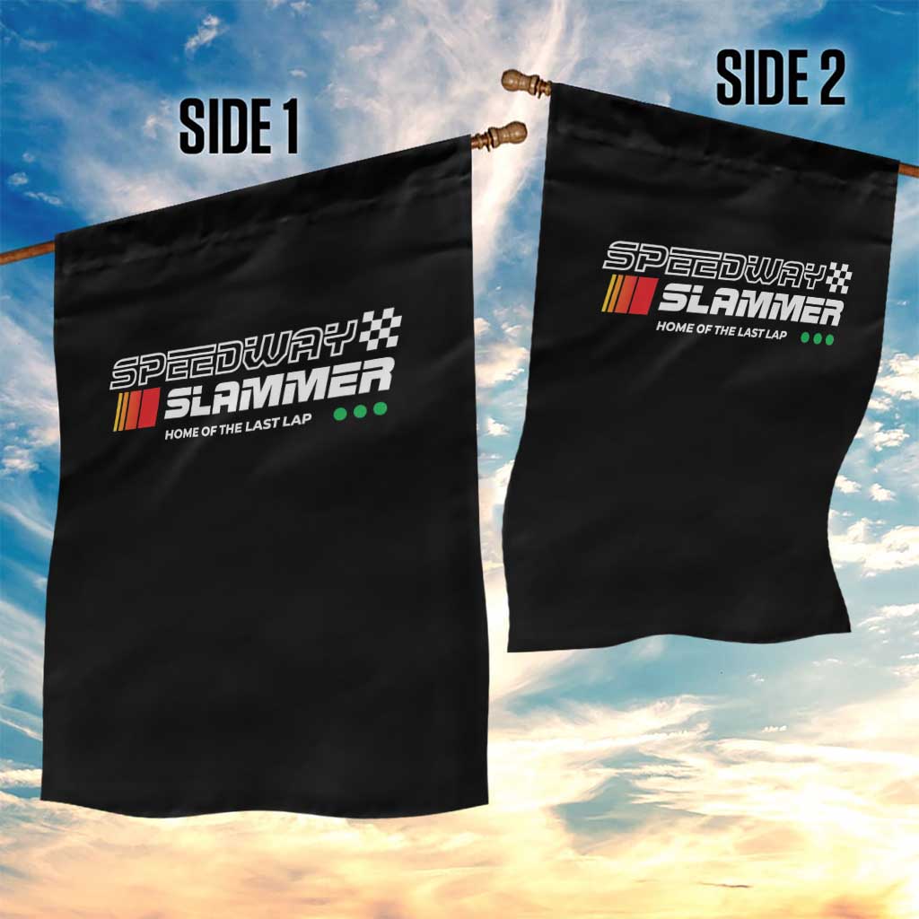 Speedway Slammer Racing 2025 Garden Flag Home of The Last Lap - Wonder Print Shop