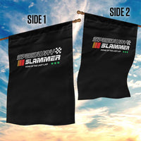 Speedway Slammer Racing 2025 Garden Flag Home of The Last Lap - Wonder Print Shop