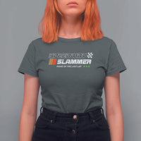 Speedway Slammer Racing 2025 T Shirt For Women Home of The Last Lap - Wonder Print Shop